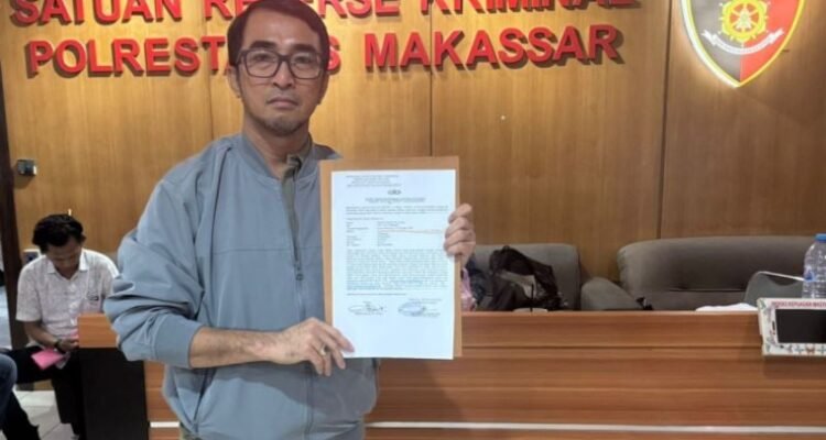 Mario David Melaporkan Akun Medsos ke Polrestabes Makassar karena Dituding Biang Kekalahan Sehati