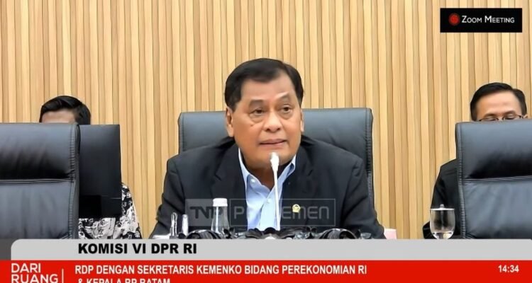 Nurdin Halid, Kepala BP Batam Menghadiri RDP dengan DPR RI setelah Dipimpin