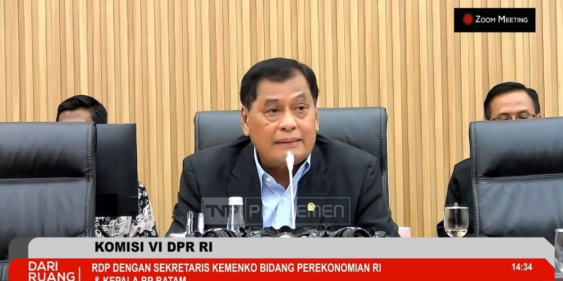 Nurdin Halid, Kepala BP Batam Menghadiri RDP dengan DPR RI setelah Dipimpin