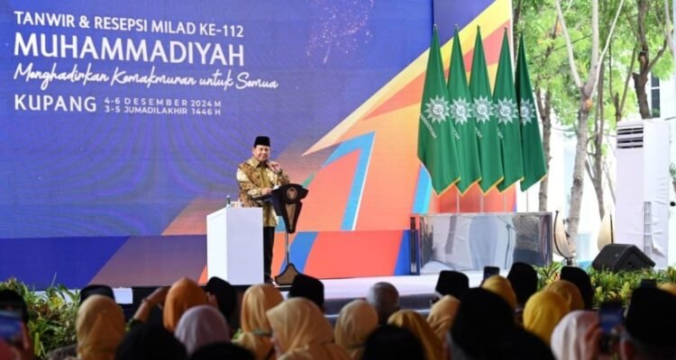 Presiden Prabowo Menghargai Kontribusi Muhammadiyah dalam Pembangunan Bangsa