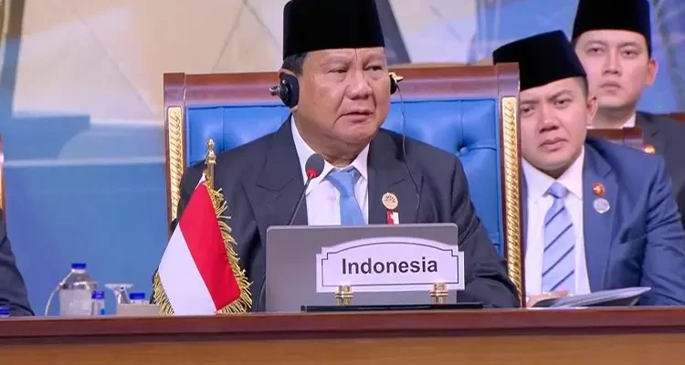 Mayor Teddy Menjelaskan Tepis Isu Erdogan saat Prabowo Subianto Pidato di Konferensi D-8